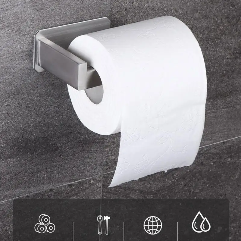 Лигав държач за тоалетна хартия на руло Организатор на Държач за тоалетна хартия от неръждаема Стомана Поставка за Монтиране на стена за съхранение в кухнята, в банята
