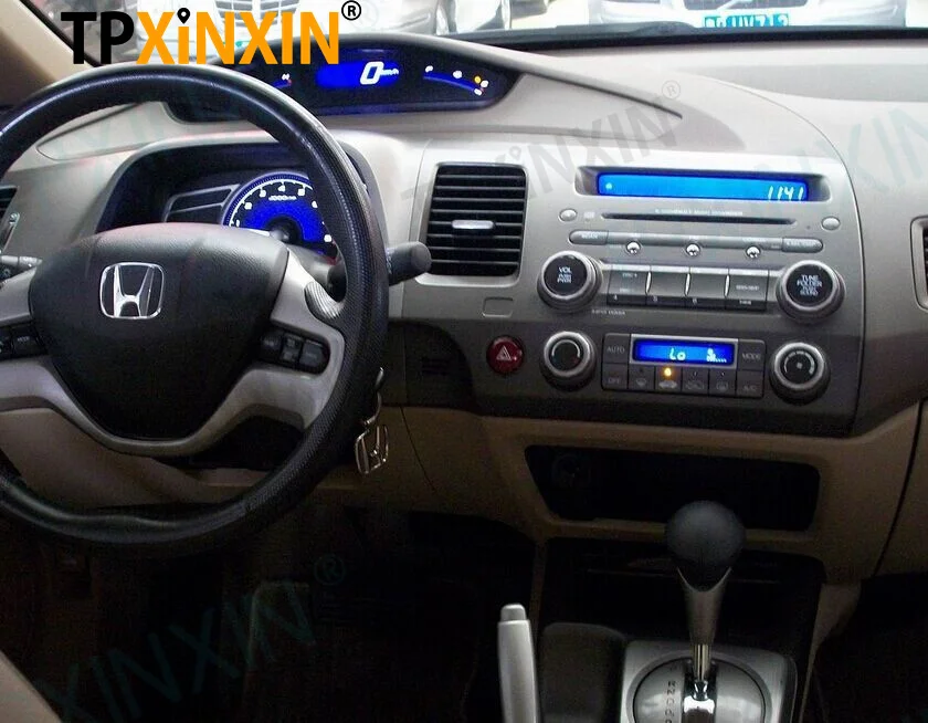 За Honda Civic 2006-2011 Carplay 4G + 128G PX6 Android 10,0 Мултимедиен Плеър Авторадио Магнетофон GPS Навигация Главното Устройство