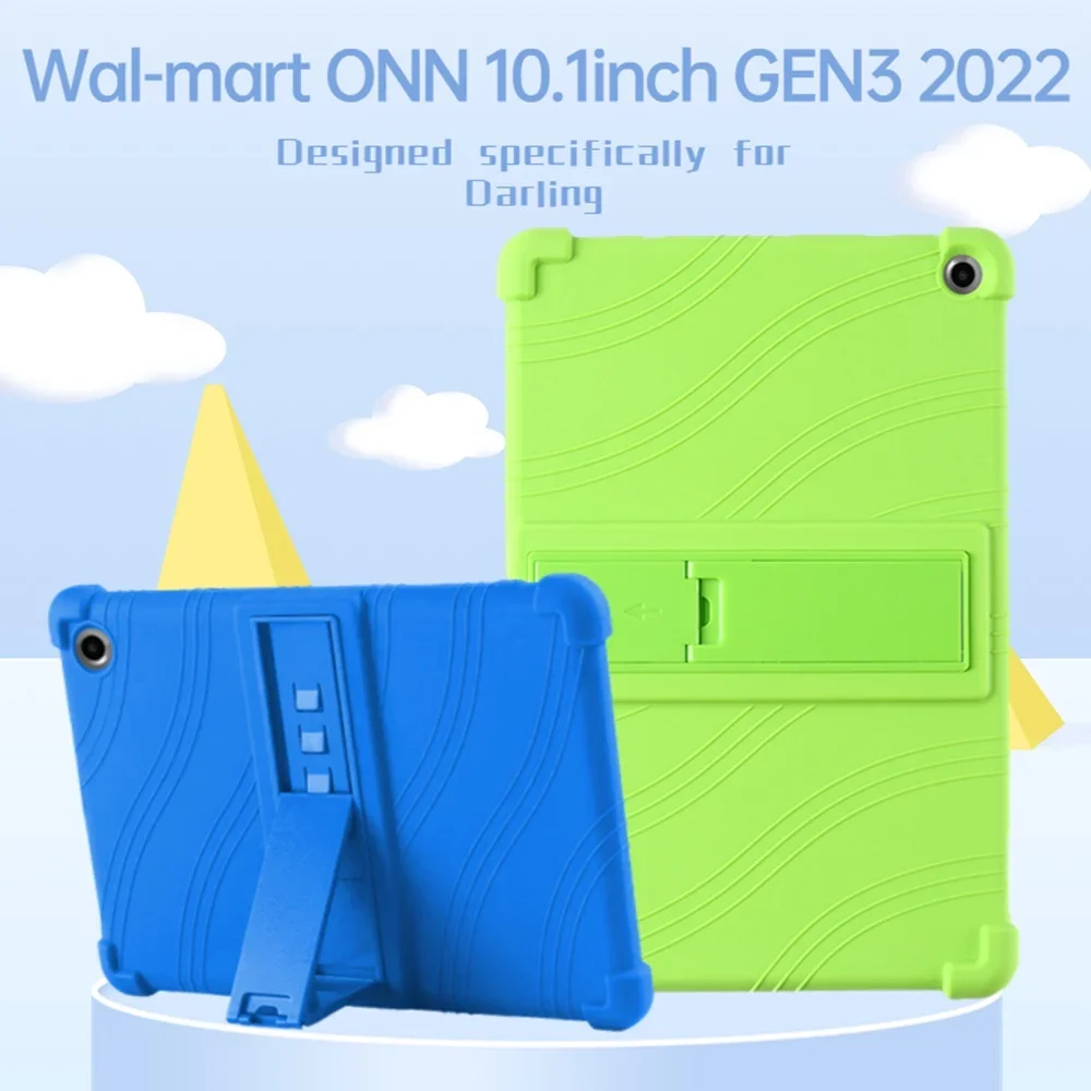 За Walmart ONN 10.1-инчов калъф за таблет Gen 3 (модел 2022 г.: 100071485), калъф за защитно своята практика ONN 10,1 Silicon Case