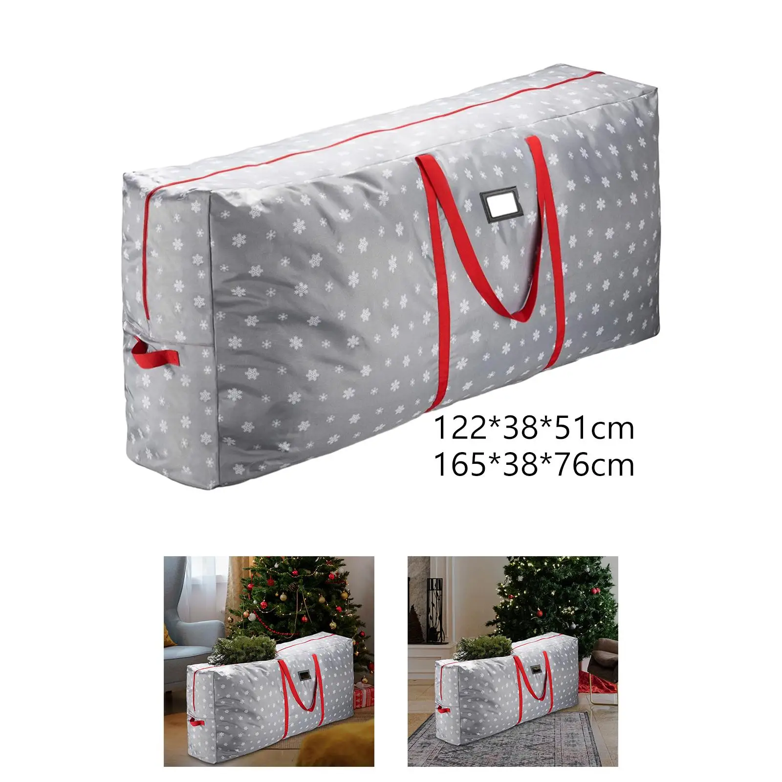 Чанта за празничната елха Чанта за съхранение в гардероба за спални Защита на многократна употреба на опаковки чанти от Плат Оксфорд Влага чанта за Коледната елха