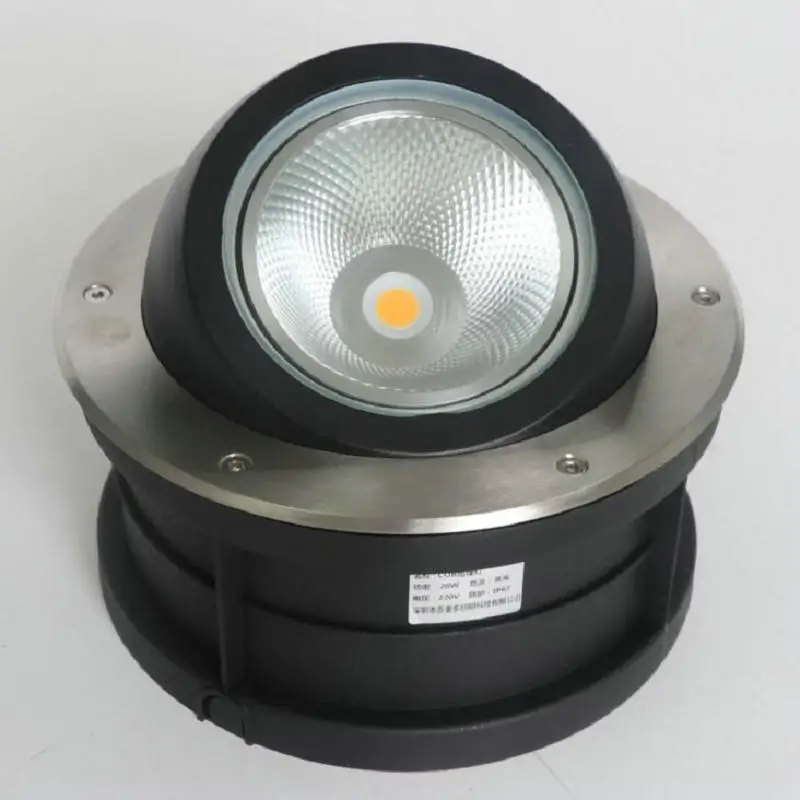 20 W COB led подземен лампа IP68 30 W Led заглубленные светлини AC85V-265V DC12V Външен лампа Безплатна доставка