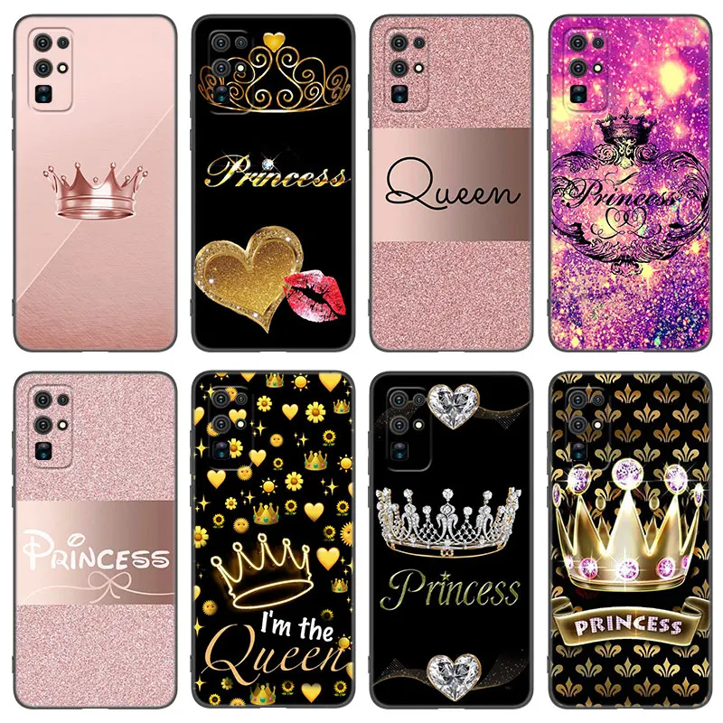 Розово Злато, Розов Калъф За вашия телефон, Princess, Queen За Huawei Honor 7A 8A 9X 20 Pro 10X Lite 7S 8C 8S 8X 9А 9В 10i 20E 20i 20S 30i Калъф