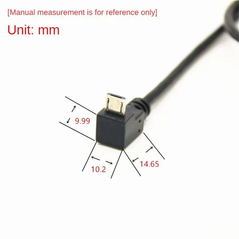 1/3шт Нагоре и Надолу, Наляво и Надясно Под Ъгъл 90 градуса Micro USB Включете към USB штекерному Конектора За Прехвърляне на данни Кабел 0.5 m 1 m за мобилен телефон