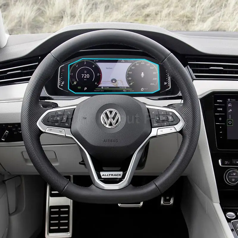 Защитно фолио от закалено стъкло за Volkswagen Passat Alltrack 2020 2021 Мембрана арматурното табло в интериора на колата