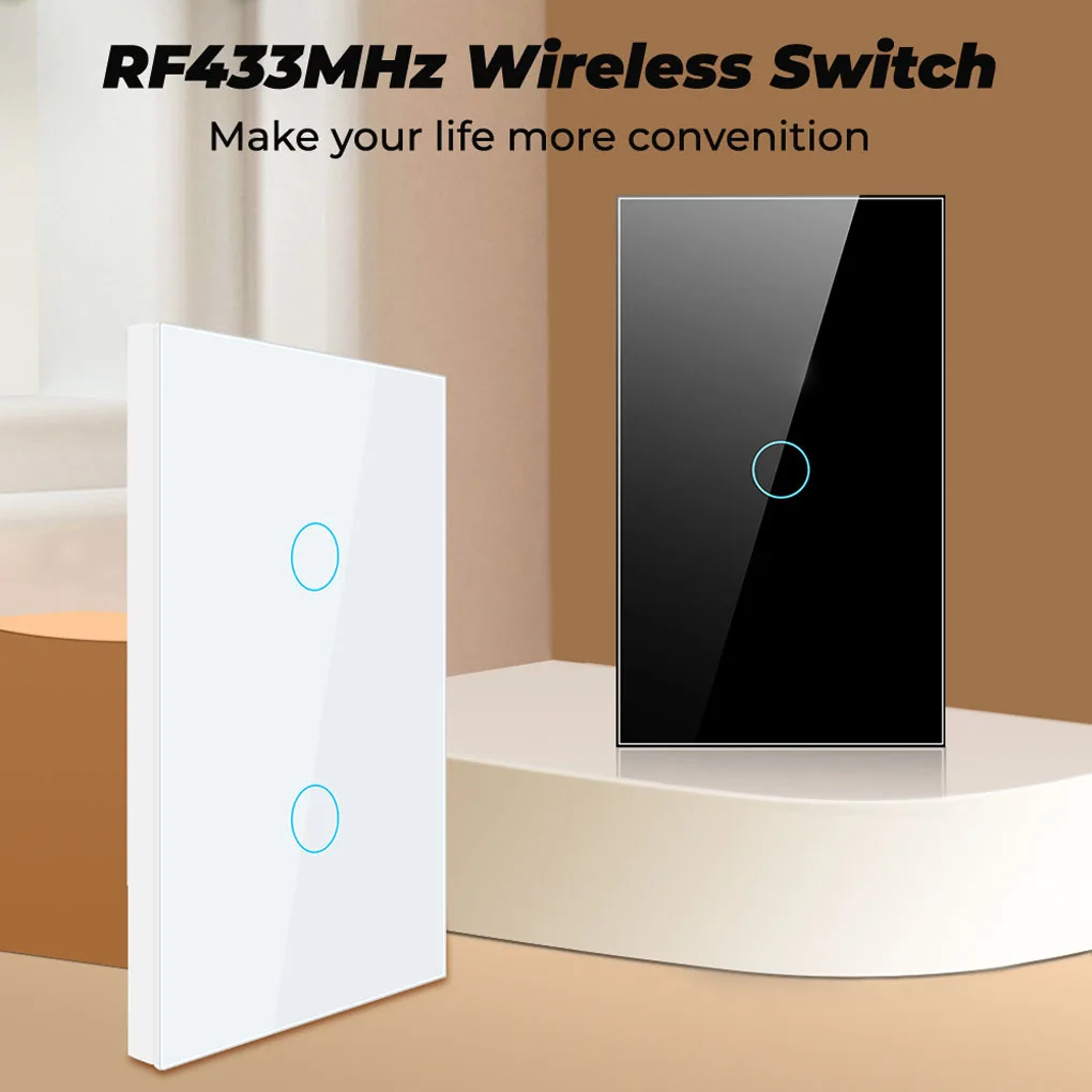 US WiFi Sasha Сензорен Превключвател за Безжична 43392 Mhz Сензорни Ключове, Подмяна на Осветление Интелигентна Подобряване на Бял 1 Банда