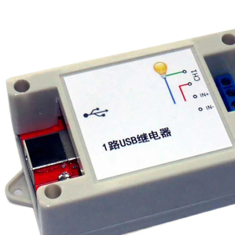 USB-релеен модул 1-канальным цифров ретранслатор забавяне CH340